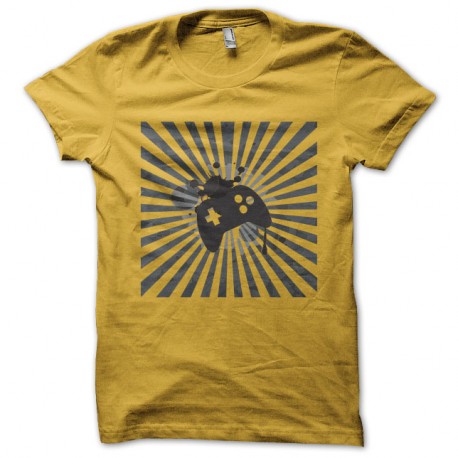 Shirt gamer geek jaune pour homme et femme
