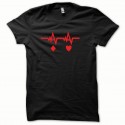 Shirt Poker Pulsions rouge/noir pour homme et femme