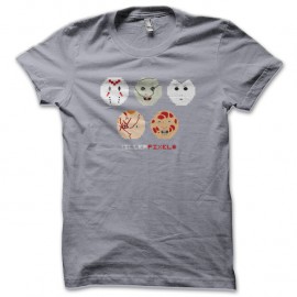 Shirt killer pixels gris pour homme et femme
