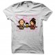 Shirt samurai blanc pour homme et femme