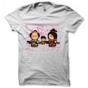 Shirt samurai blanc pour homme et femme