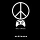 Shirt real gamers noir pour homme et femme