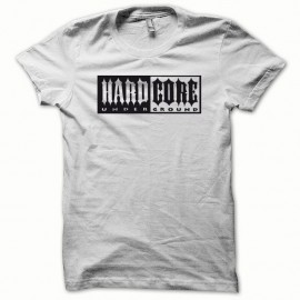 Shirt Hard Core Noir/Blanc pour homme et femme