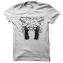 Shirt gun twins blanc pour homme et femme