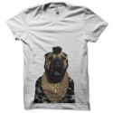 Shirt Famous Faces Cat Mr T blanc pour homme et femme