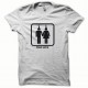 Shirt True Love noir/blanc pour homme et femme