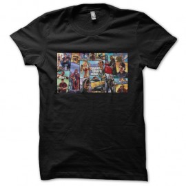Shirt GTA noir pour homme et femme