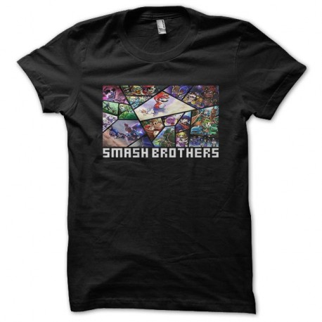Shirt Super Smash Bros noir pour homme et femme
