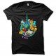 Shirt bravest warriors noir pour homme et femme