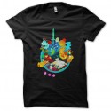Shirt bravest warriors noir pour homme et femme