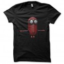 Shirt Minion Spiderman noir pour homme et femme