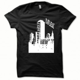 Shirt Banlieue blanc/noir pour homme et femme