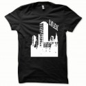 Shirt Banlieue blanc/noir pour homme et femme