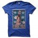 Shirt Apollo Creed I Want You bleu parodie oncle sam pour homme et femme