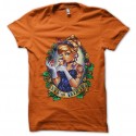 Shirt cendrillon orange pour homme et femme