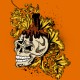 Shirt skull Orange pour homme et femme