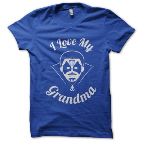 Shirt I love my Grandma bleu pour homme et femme