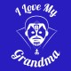 Shirt I love my Grandma bleu pour homme et femme