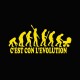 Shirt Evolution jaune/noir pour homme et femme