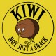 Shirt kiwi lnot just a snack jaune pour homme et femme