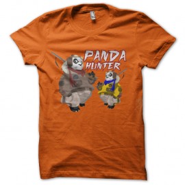Shirt Panda hunter orange pour homme et femme