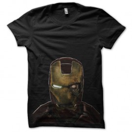 Shirt Iron Man Zombie noir pour homme et femme
