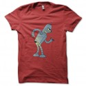 Shirt bender futurama rouge pour homme et femme