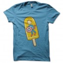 Shirt Captain america sorbet bleu ciel pour homme et femme