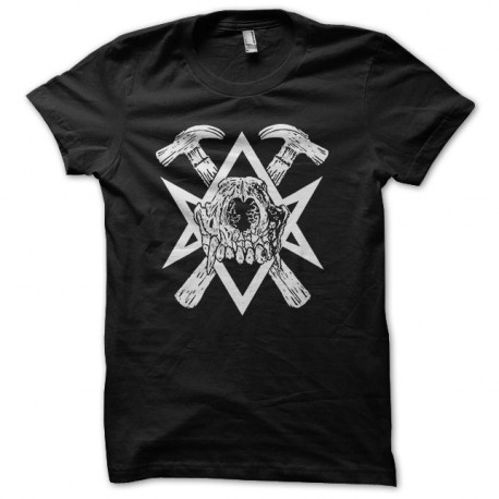 Shirt logo illuminati noir pour homme et femme