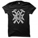 Shirt logo illuminati noir pour homme et femme