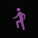 Shirt LMFAO Party Rock Anthem violet/noir pour homme et femme
