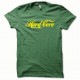 Shirt Hard Core Jaune/Vert Bouteille pour homme et femme