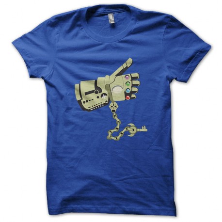 Shirt Gauntlet jeux d'arcade bleu pour homme et femme
