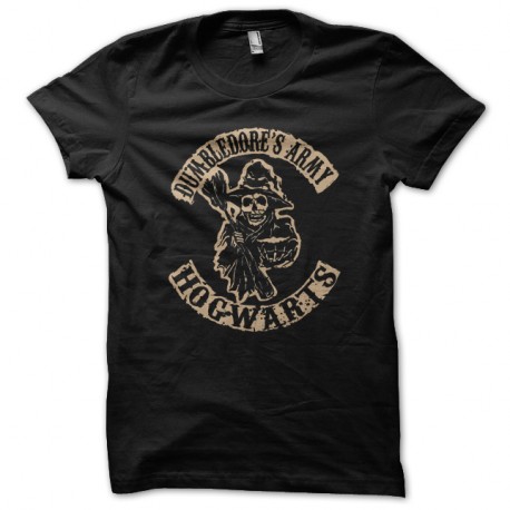 Shirt dumbledore's army hogwarts parodie logo Soa noir pour homme et femme