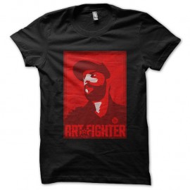 Shirt art fighter noir pour homme et femme