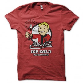 Shirt Nuka cola vault boy rouge pour homme et femme