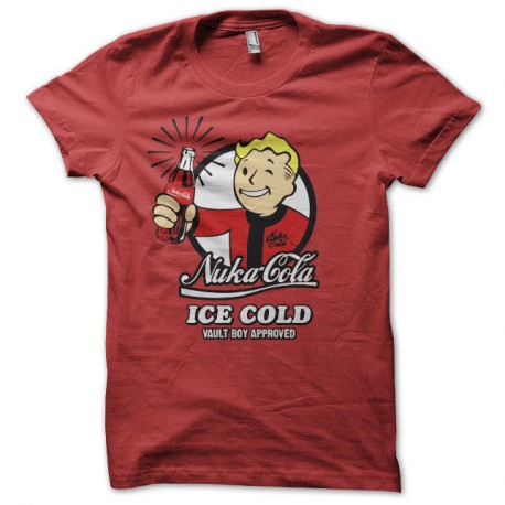 Shirt Nuka cola vault boy rouge pour homme et femme