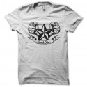 Shirt Rock star blanc pour homme et femme