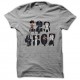 Shirt scott pilgrim vs le monde personnages gris pour homme et femme