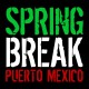 Shirt Spring Break puerto mexico noir pour homme et femme