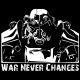 Shirt war never changes black pour homme et femme