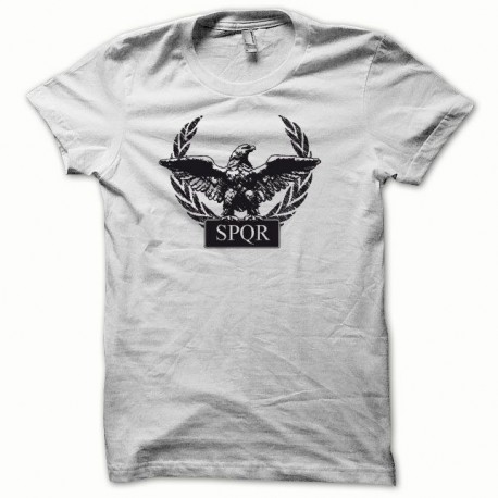 Shirt SPQR Rome noir/blanc pour homme et femme