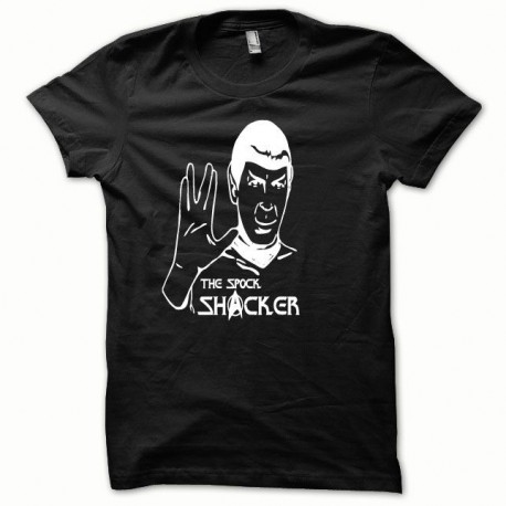 Shirt Parodie Star Trek Spock Shacker blanc/noir pour homme et femme