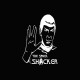 Shirt Parodie Star Trek Spock Shacker blanc/noir pour homme et femme