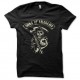 Shirt sons of anarchy logo trefle noir pour homme et femme