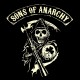 Shirt sons of anarchy logo trefle noir pour homme et femme