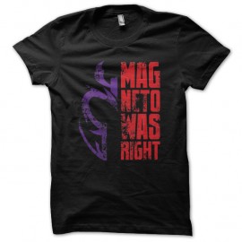 Shirt Magneto X-man noir pour homme et femme