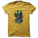 Shirt Zombie Gamers jaune pour homme et femme