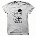 Shirt Parodie Star Trek Spock Shacker noir/blanc pour homme et femme
