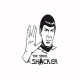 Shirt Parodie Star Trek Spock Shacker noir/blanc pour homme et femme